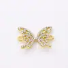 Acessórios de joias europeus e americanos pequenos animais metal diamante joias acessórios diy acessórios de moda acessórios de borboleta