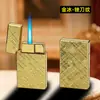 Encendedor de Metal de Inyección Directa Creativo Encendedor Inflable a Prueba de Viento Tendencia Nacional Masculina Encendedor de Cigarrillos Genial Venta al por Mayor Transfronterizo