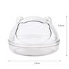 Tina de baño para hámster baño inodoro dedicado doble uso oso dorado orinal arena de baño bañera arena para orina suministros para baño de arena