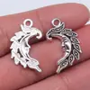 27X17Mm 1.5g Multicor DIY Liga Acessórios Material Sol, Lua, Estrelas, Pai da Noiva Lua Pingente