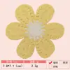 Gancho de Mão Imitação Cor Macaron Toalha Imitação Caxemira Flor Bordada Tecido Patch Roupas Femininas Roupas Infantis Patch Decorativo Patch