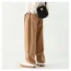 Pantalones Casuales Rectos de Marca Trendy Sueltos Estilo Coreano Versátiles Deportivos para Hombre Primavera y Otoño 2025