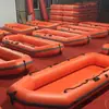 Bote Salva-Vidas Inflável Espesso Hessel para 6 Pessoas Barco de Assalto Dobrável com Fundo de Liga de Alumínio Material PVC Barco de Borracha