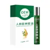 Aceite Esencial Refrescante de Ginseng en Barra para Estudiantes que se Quedan Despiertos Tarde, Somnolientos al Volante, Mareos, Aceite Refrescante, Esencia de Aceite de Viento OEM
