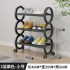 Zapatero móvil para dormitorio, zapatero pequeño simple de varias capas para la entrada, gabinete de almacenamiento de zapatos para el hogar debajo del escritorio para dormitorio estudiantil