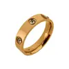 Anillo de Acero de Titanio con Zirconia de Seis Diamantes para Mujer, Diseño de Nicho, Anillo Sencillo, Lujo Ligero, Anillo de Pareja de Gama Alta, Anillo para el Dedo Índice
