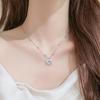Collar Candado Ruyi de Plata Esterlina S925 Jin Hongyu para Mujer Tendencia Nacional Nuevo Chinoiserie Colgante Candado de Seguridad Nuevo Estilo Nacional Cadena Clavícula