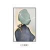 Piedra para Correr Pintura Decorativa Moderna de Lujo Ligero para Entrada Abstracta Hogar Entrada Vertical Piso Pintura Grande Pasillo Pintura Colgante