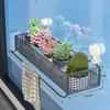 Estante con ventosa para balcón, tendedero de flores colgante, soporte para macetas de barandilla, soporte de pared para macetas, solución de almacenamiento para suculentas y plantas verdes