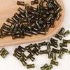Contas Soltas de Vidro Imitação Calcedônia, Contas Perfuradas de Vidro em Formato de Bambu, Acessórios para Joias de Pulseira e Colar Estilo Chinês Feitos à Mão para DIY