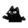 Set de Broches Creativos y Divertidos, Insignias Divertidas Multiestilo, Memes de Texto de Gato Oscuro, Pines de Accesorios de Dibujos Animados