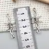 Accesorios de Joyería DIY de Aleación de Espina con Forma de Corazón Plateado de Xizang Transfronterizos Collares Hechos a Mano Pendientes Colgantes Llaveros Dijes