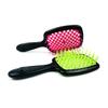 Comercio exterior venta caliente malla hueca Peine de curva grande forma esponjosa peine para el cabello masajea el cuero cabelludo color plástico peine para cabello liso