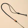 Cordão de Colar Simples Adequado para Usar Joias Douradas, Cordão para Pingente DIY, Tira de Pescoço Trançada Semi-Acabada, Ajustável