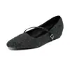 Aumento Interno, Sapatos Peludos Cinza Retrô para Mulheres, Sapatos Mary Jane Femininos Estilo Francês para Uso Externo de Outono e Inverno