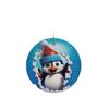 Colgante Cerámico Navideño 2024 Transfronterizo Amazon Colgante Redondo para Colgar Adornos para Árbol de Navidad DIY Accesorios
