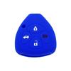 Adecuado para Toyota Crown Placa Recta 4 Llaves Funda de Silicona para Llave Celica Funda Protectora para Vincent Prius Funda para Llave de Coche