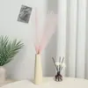 Simulación de arreglo de flores de junco para dormitorios y salas de estar. Ramos de flores de junco. Flores artificiales grandes tipo junco. Decoración de boda. Hierba cola de zorro artificial para pan.
