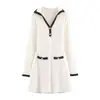Vestido Feminino Curto Macio Elegante Estilo Europeu e Americano Transfronteiriço Z Moda Nova 2025 Atacado Amazon 0264403