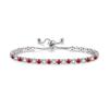 Europa e Estados Unidos cor popular zircônia garra corrente pulseira feminina diamante completo corrente tênis Amazon grego explosões temu atacado