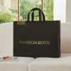 Bolsa de Mano No Tejida Tienda de Ropa Personalizada Ropa Publicitaria Promocional Bolsa de Empaque para Regalo de Compras Se Puede Imprimir con Logo
