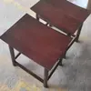 Banqueta Yuanbao toda em madeira maciça, banqueta para trocar de sapatos pronta para uso, mesa e banqueta simples, banqueta de chá, poltrona individual para piano, mesa de centro, banqueta estilo chinês