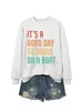 Es un Buen Día para Beber Sudadera Casual de Moda para Mujer Otoño e Invierno Amazon Ebay Sitio Independiente