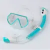 Novo Conjunto de Óculos de Mergulho e Snorkel, Conjunto de Snorkel Infantil, Snorkel Totalmente Seco, Máscara de Mergulho Anti-Embaçante para Natação