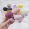 Huevo de Belleza Esponja para Polvos 4 Juegos 8 Gotas de Agua Huevo de Maquillaje sin Polvo Esponja de Maquillaje Huevo Esponja de Cojín de Aire Huevo para Maquillaje