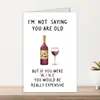 Nuevo Set de Sobres para Tarjetas de Cumpleaños Interesantes Amazon Transfronterizo Tarjeta Creativa Humorística para Celebración de Cumpleaños