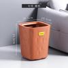 2026 Nuevo Modelo Cubo de Basura para Uso Doméstico, Tapa Simple sin Tapa, Gran Capacidad, Aro de Presión, Polipropileno Cuadrado, Plegado, Papelera