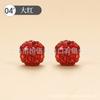 Botón cheongsam bola de diamante Shambhala 10MM 6 filas lleno de diamante bola de arcilla material para pulsera collar botón hebilla chino