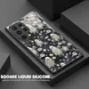 Funda de Teléfono de Fantasma Floral Divertida de Dibujos Animados para Halloween para Samsung S26 Ultra Cubierta Protectora de Vidrio Venta al por Mayor