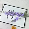 Flor Artificial Delphinium Aveludado de 2 Pétalas Decoração de Casa Arranjo de Casamento Flor Artificial Jacinto Decoração de Sala de Estar Flores Atacado