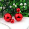Versión coreana de los aretes más vendidos Nueva Moda aretes de perlas de bola de tamaño de doble cara joyería versátil de lote mixto moda exquisita