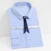 Camisa Nueva para Mujer Hecha de Fibra de Bambú, Antiarrugas, Amigable con la Piel, Suave, Transpirable, Tapeta Oculta, Camisa de Manga Larga, Ropa de Trabajo
