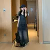 Camiseta Básica de Manga Curta com Ombro Reto Estilo Desejo Puro para Mulheres, Verão 2026 Slim Fit Versátil Doce e Picante Top Curto Ins