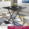 Mesa para Uso Doméstico em Apartamentos Pequenos, Mesa de Jantar para Uso Externo, Mesa Quadrada, Multifuncional, Robusta, Simples e Moderna