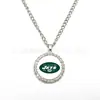 Colar de Pedra do Tempo cravejado com diamantes redondos, best-seller transfronteiriço, NFL32, joias de futebol de time, acessórios de time, fornecimento direto