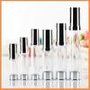Em Estoque Frascos Spray 15ml 20ml 30ml, Frascos a Vácuo, Frascos Dourados para Cosméticos, Frascos Spray Pequenos, Frascos de Plástico
