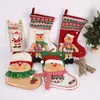 Decoraciones Navideñas Calcetines Navideños Calcetines de Dulces Navideños Colgantes para Árbol de Navidad Bolsas de Regalo Hombre de Jengibre Calcetines Navideños