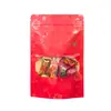 Bolsas de Empaque para Comida de Año Nuevo del Año del Caballo, Bolsas Selladas de Papel Kraft con Ventanas, Bolsas Autoportantes para Regalos de Año Nuevo, Productos Secos y Snacks, Bolsas Autocierre