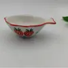 Plato de cerámica japonés para condimentos, plato creativo con forma de flor para aperitivos, vajilla de cocina, plato para condimentos de salsa de soja, vinagre y ajo.