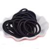 Anel de dedo fino preto de alta qualidade, corda de cabelo sem costura de alta elasticidade, elástico simples de cor sólida, anel de cabelo para linha de cabelo de telefone