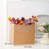 Celebridad de Internet Nuevo Bolso de Mano Flores Florales Día de San Valentín Una Pieza Especial 520 Arreglo Floral Empaque de Regalo Floral