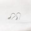 Ganchos de Brinco para Sapato de Salto Alto em Aço Titânio, Não Desbota, Galvanizados a Vácuo em Ouro 18K, Acessórios para Brincos DIY com Pérola, com Boa Retenção de Cor