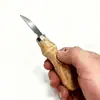 Nuevo Juego de Cuchillos de Talla para Carpintería de Acero Inoxidable para Talla de Madera DIY, Incluye Cuchillos Curvos y Cuchillos de Talla para Cucharas