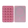 Fabricante Personalizado Popular Magnético Silicone Ventosa Suporte para Celular Retangular Antiderrapante Adesivo Traseiro Suporte para Celular Dupla Face