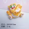 Gato de la Suerte Lindo de Dibujos Animados Lingote de Oro Bolsa de Dinero Estuche para Teléfono Móvil Colgante Accesorios para el Cabello Flor para Zapatos Material de Papelería Lote de Resina