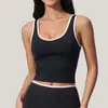 Amazon Europa Transfronterizo Bloque de Color Ajustado Chaleco Deportivo Ropa de Yoga Fitness Running Ciclismo Top sin Mangas para Mujer